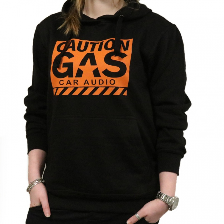 GAS CAUTION Hoodie M/L/XL i gruppen Tillbehör / Övrigt / Dekaler / Reklam mm, hos CD Bilradio (910GASHOOD)