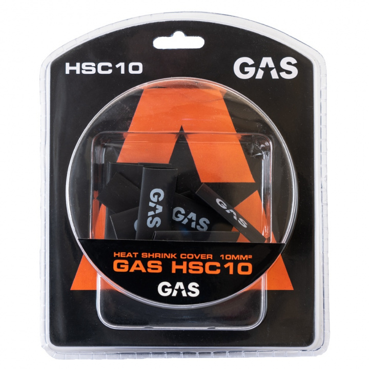 GAS 10-pack 10mm² krympslang, svart i gruppen Kampanjer / Utförsäljning GAS tillbehör hos CD Bilradio (910HSC10)