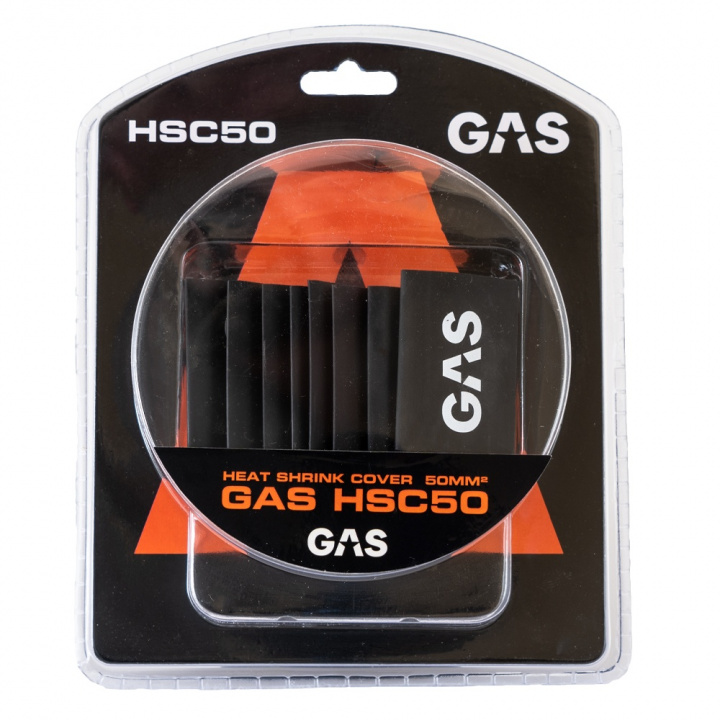 GAS 10-pack 50mm² krympslang, svart i gruppen Kampanjer / Utförsäljning GAS tillbehör hos CD Bilradio (910HSC50)