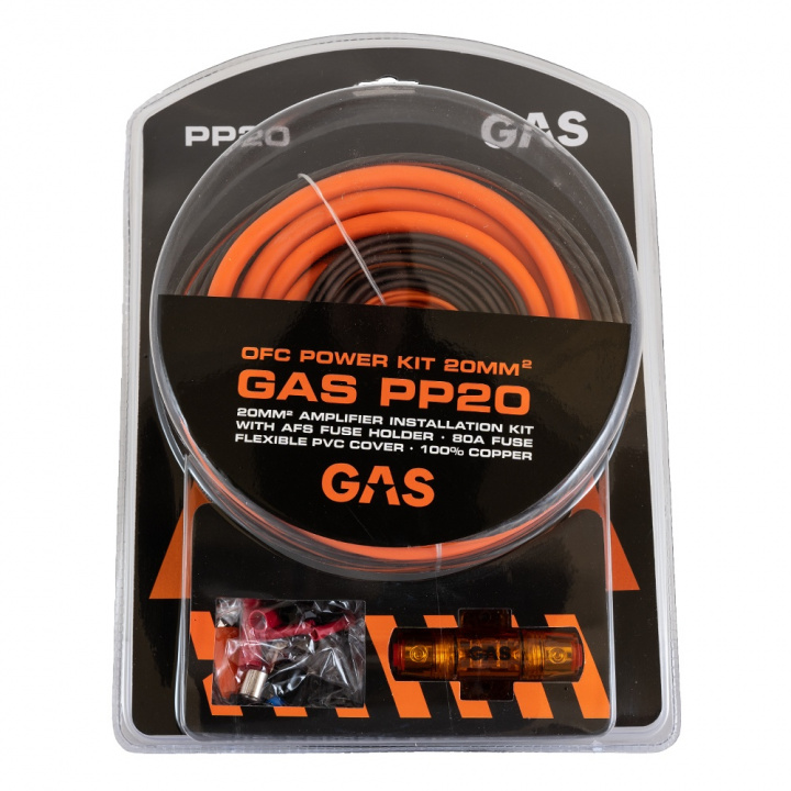 GAS PP20, 20mm² OFC-kabelkit i gruppen Kampanjer / Utförsäljning GAS tillbehör hos CD Bilradio (910PP20)