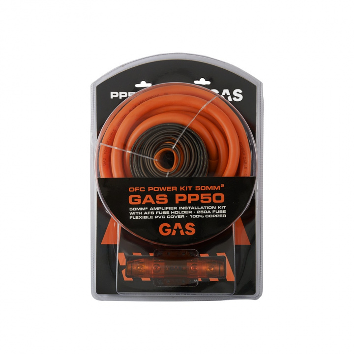 GAS PP50, 50mm² OFC-kabelkit i gruppen Kampanjer / Utförsäljning GAS tillbehör hos CD Bilradio (910PP50)