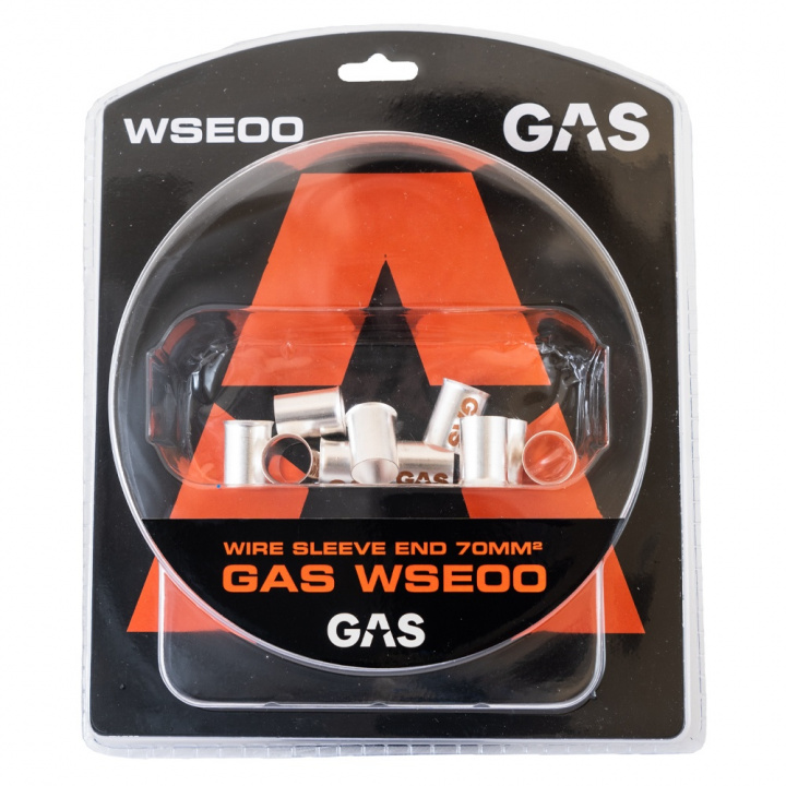 GAS 10-pack änd-/kabelhylsor, 70mm²-kabel i gruppen Kampanjer / Utförsäljning GAS tillbehör hos CD Bilradio (910WSE00)