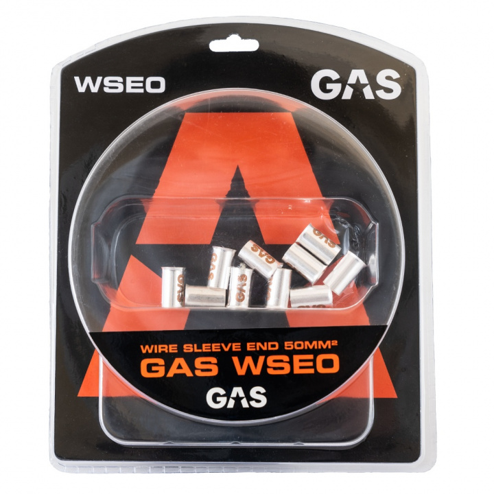 GAS 10-pack änd-/kabelhylsor, 50mm²-kabel i gruppen Kampanjer / Utförsäljning GAS tillbehör hos CD Bilradio (910WSE0)