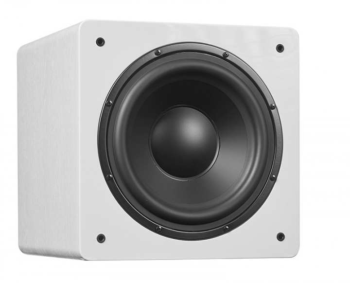 Dynavoice Challenger Sub 10 EX aktiv subwoofer, Vit i gruppen Hemmaljud / Högtalare / Baslådor hos CD Bilradio (990SUB10EXW)