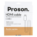 Proson Arctic HDMI-kabel 8K / 4K, 4 meter