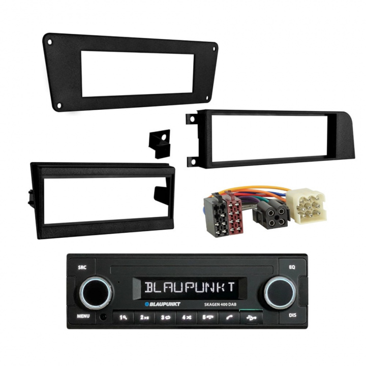 Retro-bilstereokit till Volvo 240/740 1975-1993, Blaupunkt Skagen 400 DAB i gruppen Modellanpassat / Volvo / 740/760/940/960 hos CD Bilradio (SET240740PKT1)