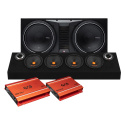 Rockford Fosgate P1-2x12 baspaket & raggarplanka med slutsteg