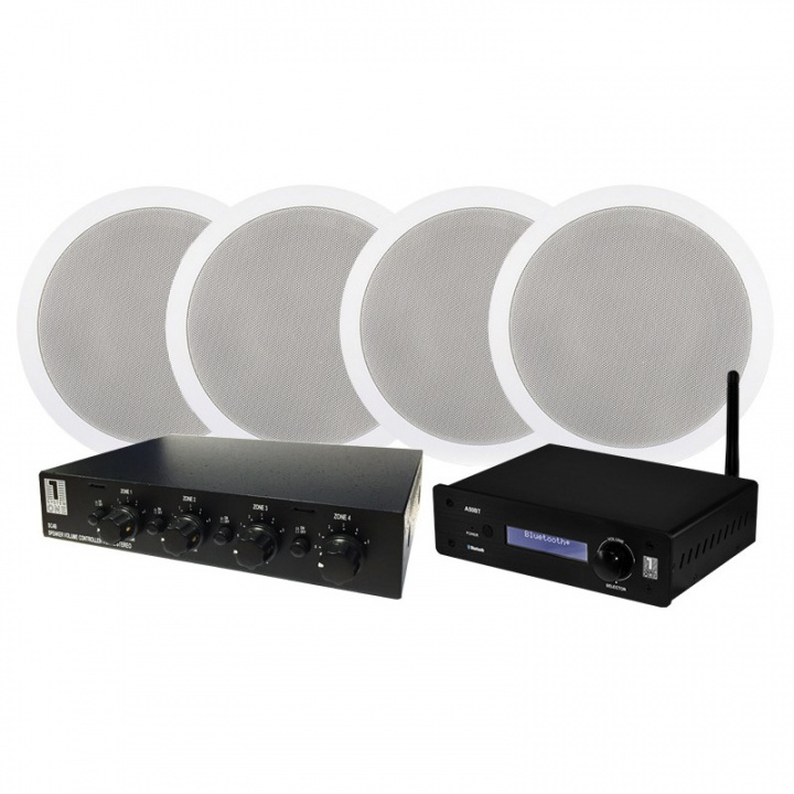 System One A50BT med 2 par IC820 + SC4B högtalarväxel i gruppen Kampanjer / Lönefest hos CD Bilradio (SETA50PKT19)