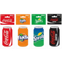 4-pack doftgranar med doft av Coca-Cola, Sprite, Fanta & Coca-Cola Zero