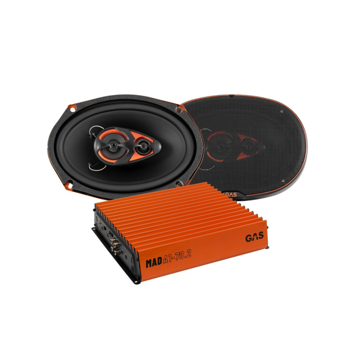 GAS ALPHA 6x9tum & MAD A1-70.2, högtalarpaket i gruppen Paketerbjudanden / Högtalarpaket hos CD Bilradio (SETALPHA6956PKT1)