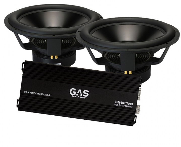 2 st Dayton Audio RSS 18tum + GAS Competition 3500.1D G2 i gruppen hos CD Bilradio (SETCOMP0H4PKT1)