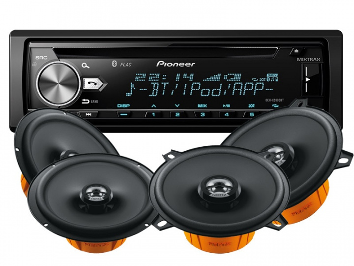 PIONEER DEH-X5900BT & HERTZ DCX-HÖGTALARE i gruppen Paketerbjudanden / Bilstereopaket med högtalare hos CD Bilradio (SETDEH5900BTDCX)