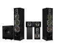 Dynavoice Definition DF-8 högtalarpaket 5.1 med CSB-V12, svart