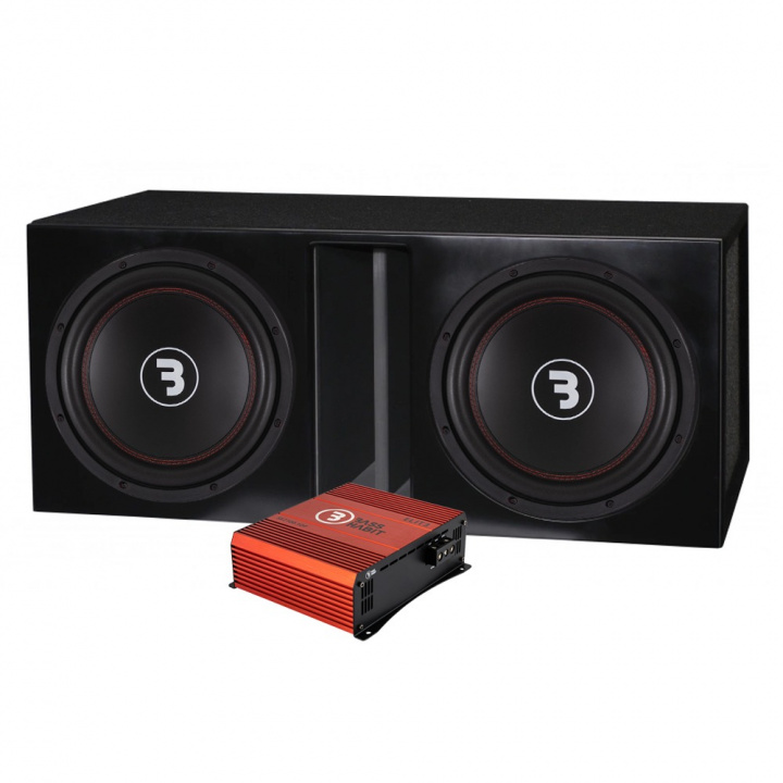2-pack Bass Habit E300D1 låda & SE2100.1DF, baspaket i gruppen Paketerbjudanden / Baspaket hos CD Bilradio (SETE300D1PKT3)