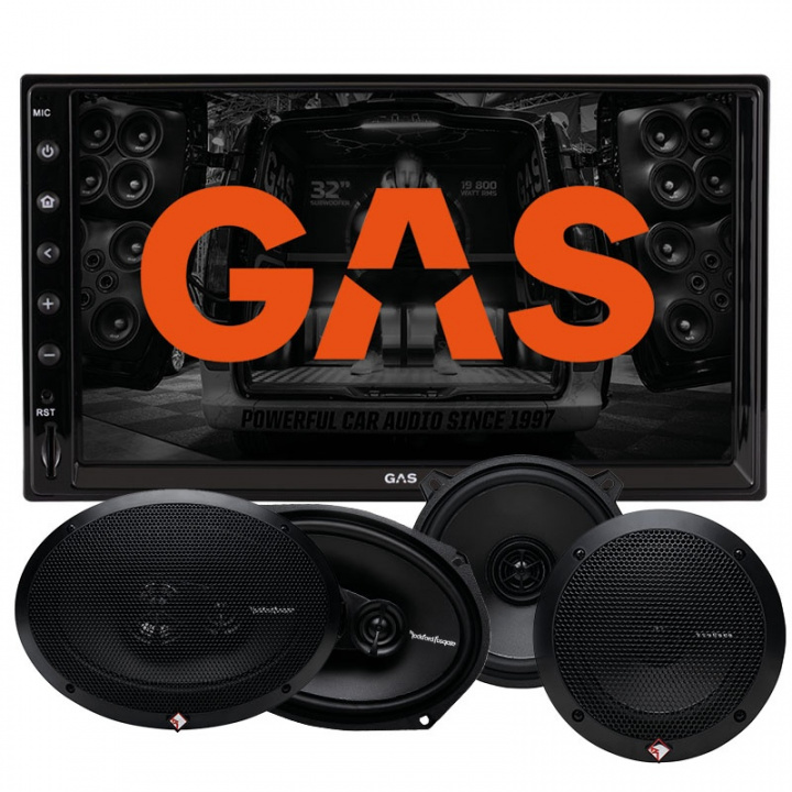 GAS GMV651BT & 2par Rockford Fosgate Prime-högtalare i gruppen Paketerbjudanden / Bilstereopaket med högtalare hos CD Bilradio (SETGMV651BTRFPRIME)