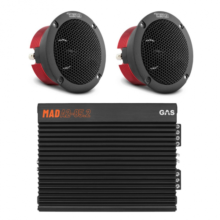 2-pack DS18 GTX1XL med GAS MAD A2-85.2 i gruppen Paketerbjudanden / SPL Högtalarpaket med slutsteg hos CD Bilradio (SETGTX1XLPKT1)