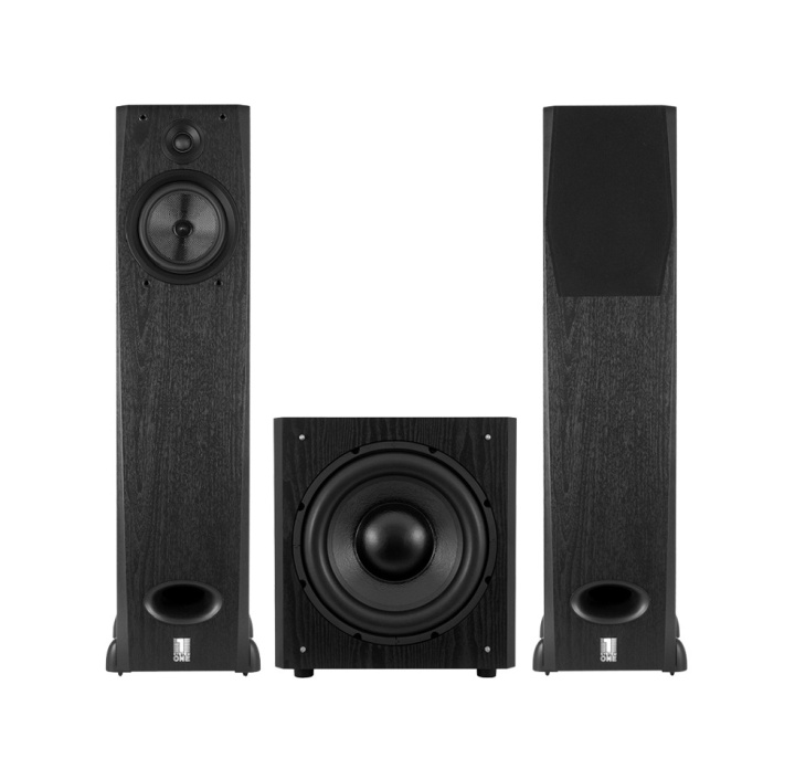 System One H16B med W120, 2.1 högtalarpaket i gruppen Hemmaljud / Högtalare / Högtalarpaket hos CD Bilradio (SETH16BPKT10)