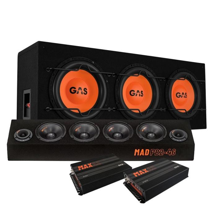 GAS MAD B1-310 raggarpaket med planka och slutsteg i gruppen Paketerbjudanden / Raggarpaket hos CD Bilradio (SETMADB1310PKT17)