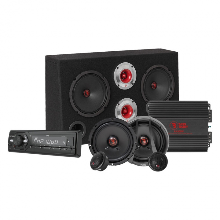 GAS MAD M100-BT helhetspaket med raggarlåda och kitsystem i gruppen Paketerbjudanden / Raggarpaket hos CD Bilradio (SETMADM100BTPKT5)