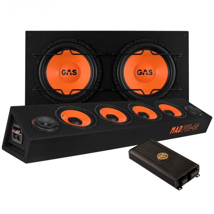 GAS MAD B1-212 med GAS MAD PB1-46 & DD33-40, raggarpaket i gruppen hos CD Bilradio (SETMADPB146PKT4)