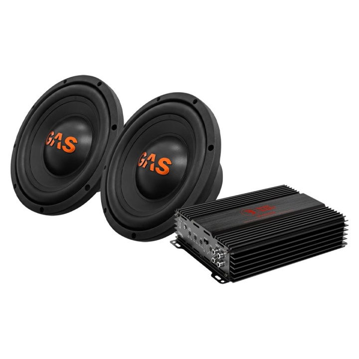 2-pack GAS MAD S1-2504 med RA2000W, 2x10 tums baspaket i gruppen Kampanjer / Lönefest hos CD Bilradio (SETMADS12504PKT2)