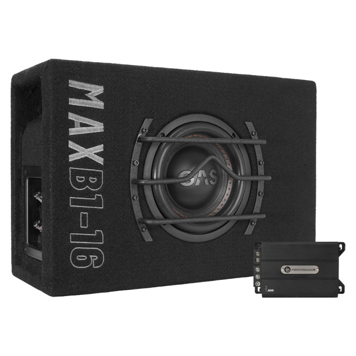 GAS MAX B1-16 baspaket med PS1.500 i gruppen Paketerbjudanden / Baspaket hos CD Bilradio (SETMAXB116PKT2)