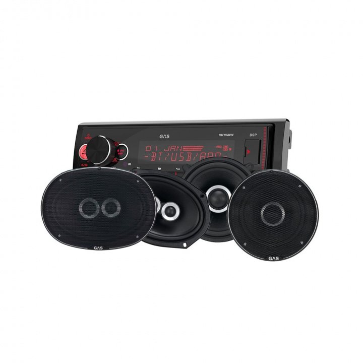 GAS MAX M140-BTX & GAS SILVER-högtalare, bilstereopaket i gruppen Paketerbjudanden / Bilstereopaket med högtalare hos CD Bilradio (SETMAXM140SILVER)