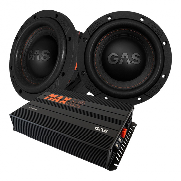 2-pack GAS MAX S1-6D1 & MAX A2-800.1D, baspaket i gruppen Paketerbjudanden / Baspaket hos CD Bilradio (SETMAXS16D1PKT2)