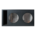 Portad 2x12 tums Comp-låda med 2st GAS MAX S2-12D1