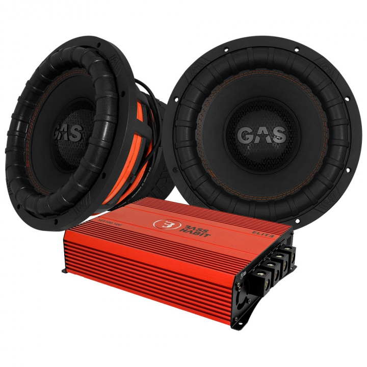 2-pack GAS MAX S2-12D1 & SPL ELITE 5100.1DF, baspaket i gruppen Paketerbjudanden / Baspaket hos CD Bilradio (SETMAXS212D1PKT1)
