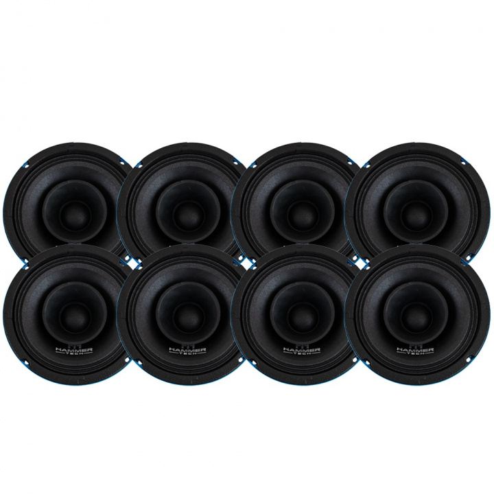 8-pack Hammer Tech Omni Class OCF165, 6.5tums mellanregister i gruppen Paketerbjudanden / SPL Högtalarpaket hos CD Bilradio (SETOCF65PKT3)