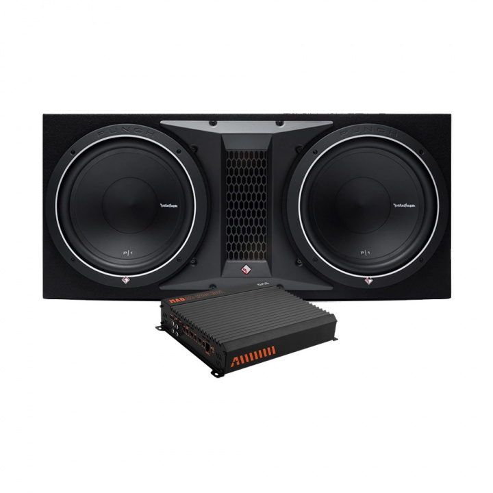 Rockford Fosgate P1-2x12 & GAS MAD A2-1200.1DFL, baspaket i gruppen Paketerbjudanden / Baspaket hos CD Bilradio (SETP12X12PKT10)