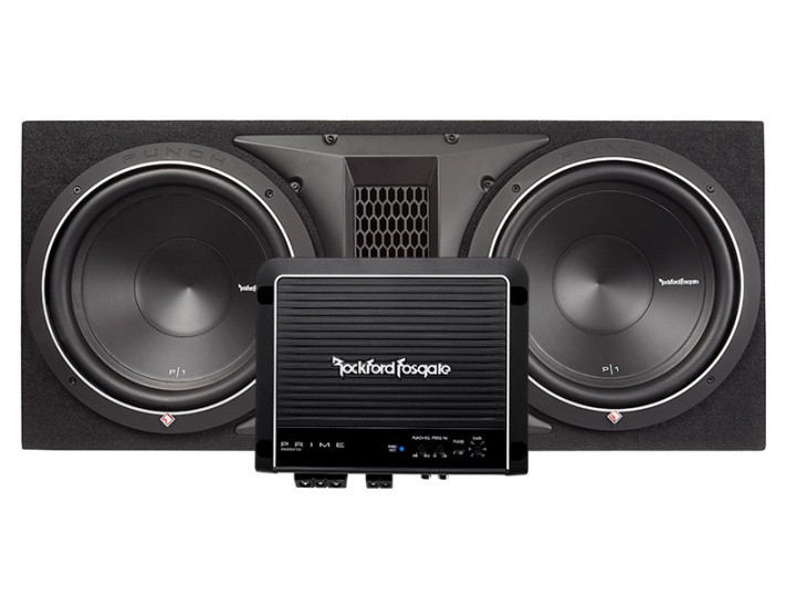 Rockford Fosgate P1-2x12 & Rockford Fosgate R500X1D i gruppen Paketerbjudanden / Baspaket hos CD Bilradio (SETP12X12R500X1D)