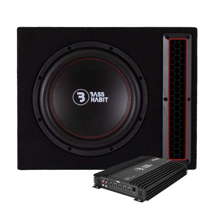 Bass Habit Play 2 P2112 med Play Power 600.1 G2, baspaket i gruppen Paketerbjudanden / Baspaket hos CD Bilradio (SETP2112PKT1)