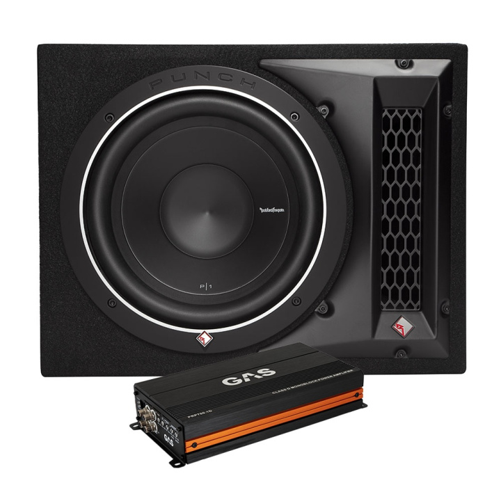 Rockford Fosgate P2-1X12 med GAS PRO POWER 700.1D i gruppen Paketerbjudanden / Baspaket hos CD Bilradio (SETP21X12ALPHA6001)