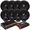 Rockford Fosgate PPS4-8 & Rockford Fosgate PP4-NT SPL-Paket, Large