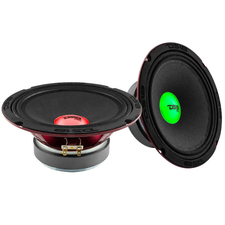 2-pack DS18 PRO-X8.4RGBCAP, 8 tums midbas med RGB LED-belysning i gruppen Kampanjer / Lönefest hos CD Bilradio (SETPROX84RGBCAPX2)