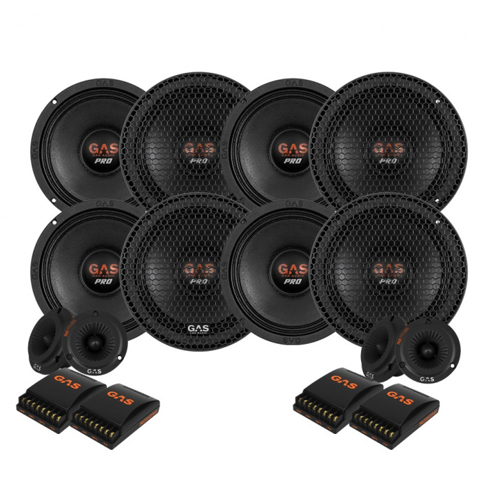 GAS PS3M64 & PT1-254 SPL-paket, large i gruppen Paketerbjudanden / SPL Högtalarpaket hos CD Bilradio (SETPS3M64PKT3)