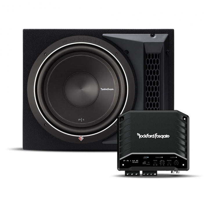 Rockford Fosgate P1-1X12 & R2-250X1, baspaket i gruppen Paketerbjudanden / Baspaket hos CD Bilradio (SETR2250X1PKT2)