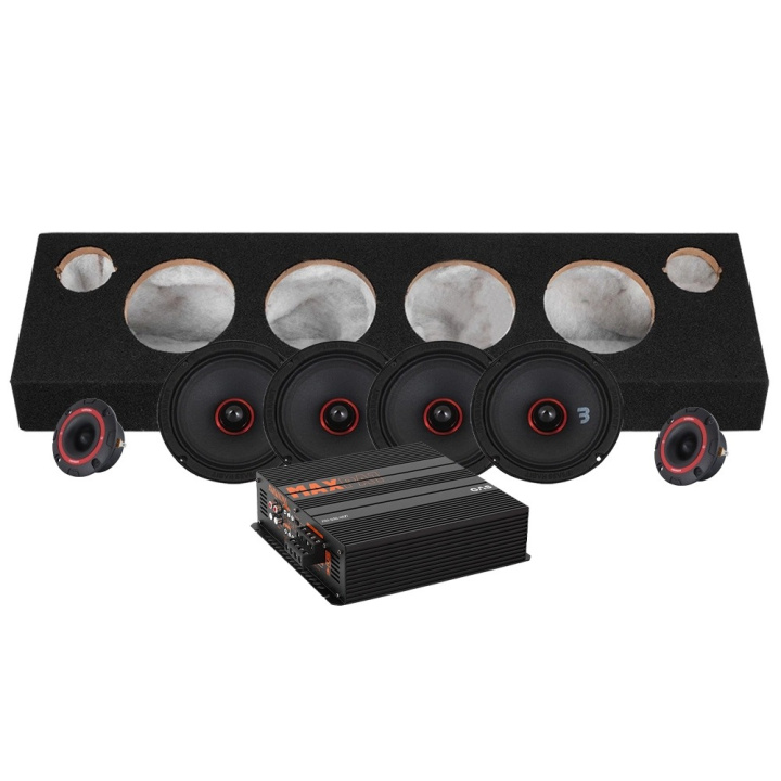 Bass Habit SE165M-raggarplanka med GAS MAX PA1-500.4 i gruppen Paketerbjudanden / Raggarpaket hos CD Bilradio (SETSE165MPKT5)