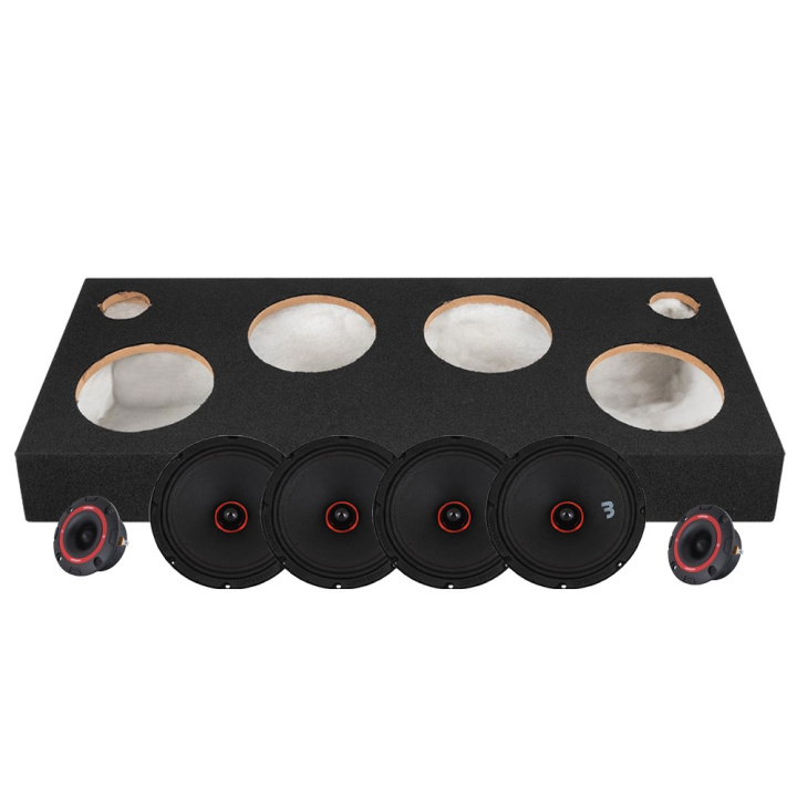 Bass Habit SPL Elite SE200M & SP25A i GAS PRO-raggarplanka i gruppen Paketerbjudanden / Raggarpaket hos CD Bilradio (SETSE200MPKT3)