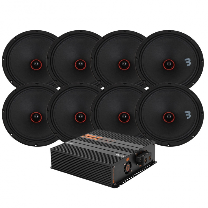 8-pack Bass Habit SE250M med GAS MAX PA1-1500.2DZ1, SPL-paket i gruppen Kampanjer / Black Friday Tjuvstart! hos CD Bilradio (SETSE250MPKT4)