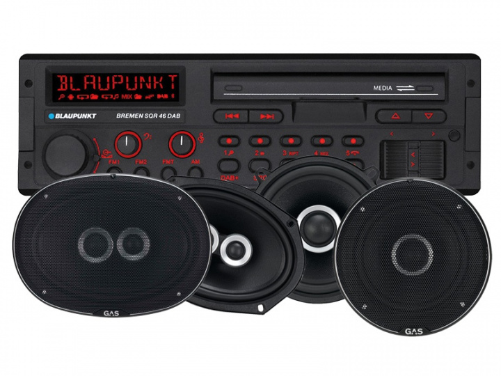 Blaupunkt Bremen SQR 46 DAB & GAS SILVER-Högtalare i gruppen Paketerbjudanden / Bilstereopaket med högtalare hos CD Bilradio (SETSQR46SILVER)