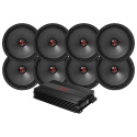 8-pack Bass Habit Rebel SR165M med RA800W, large