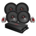 Bass Habit Rebel SR165M med SR25T & RA800W, SPL-paket medium