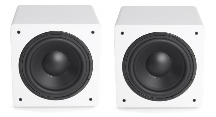 Dynavoice Challenger Sub 10 EX aktiv subwoofer, vit 2-pack i gruppen Hemmaljud / Högtalare / Baslådor hos CD Bilradio (SETSUB10EXPKT2)