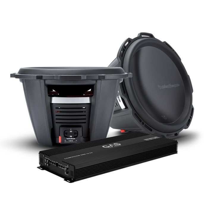 2st Rockford Fosgate Power T1D415 + GAS Competition 3500.1D G2 i gruppen hos CD Bilradio (SETT1D415PKT1)