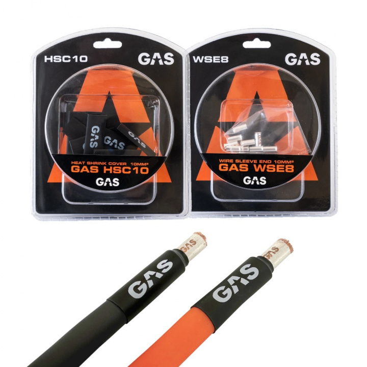 GAS 10-pack krympslang med änd/kabelhylsor, 10mm²-kabel i gruppen Tillbehör / Universalt monteringsmaterial hos CD Bilradio (SETWSHSCPKT1)