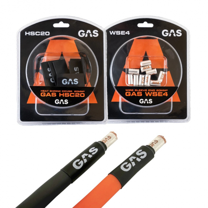 GAS 10-pack krympslang med änd/kabelhylsor, 20mm²-kabel i gruppen Tillbehör / Universalt monteringsmaterial hos CD Bilradio (SETWSHSCPKT2)