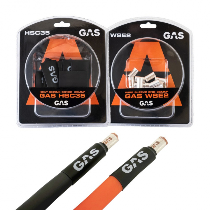 GAS 10-pack krympslang med änd/kabelhylsor, 35mm²-kabel i gruppen Tillbehör / Universalt monteringsmaterial hos CD Bilradio (SETWSHSCPKT3)